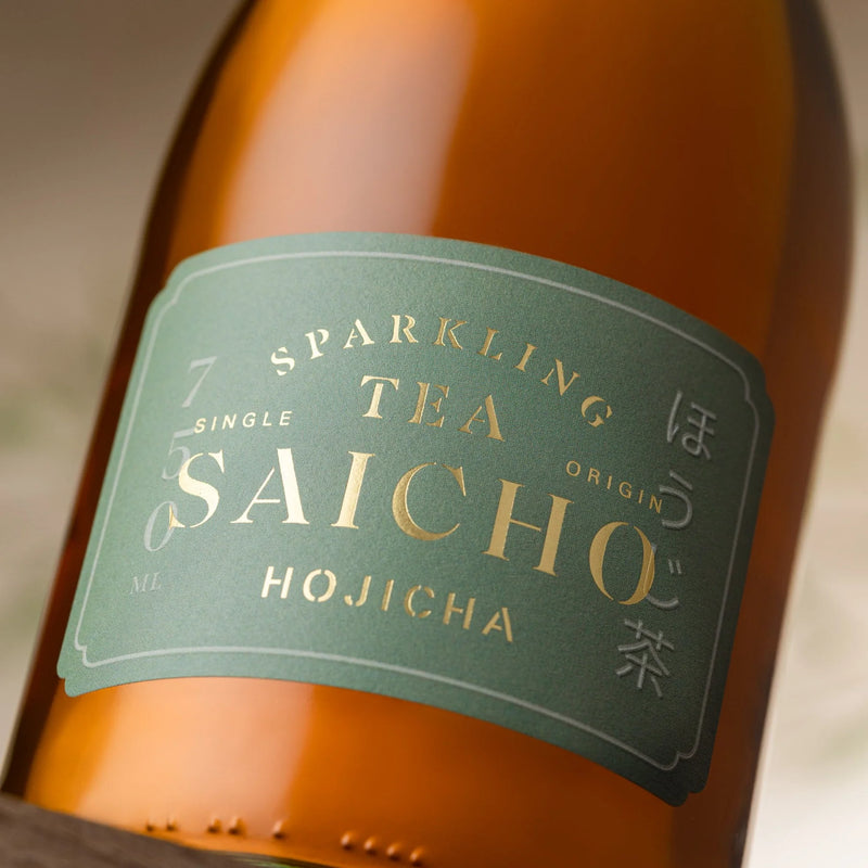 Saicho HOJICHA Sparkling Cold Brew Tea 750ML (Non-alcoholic)