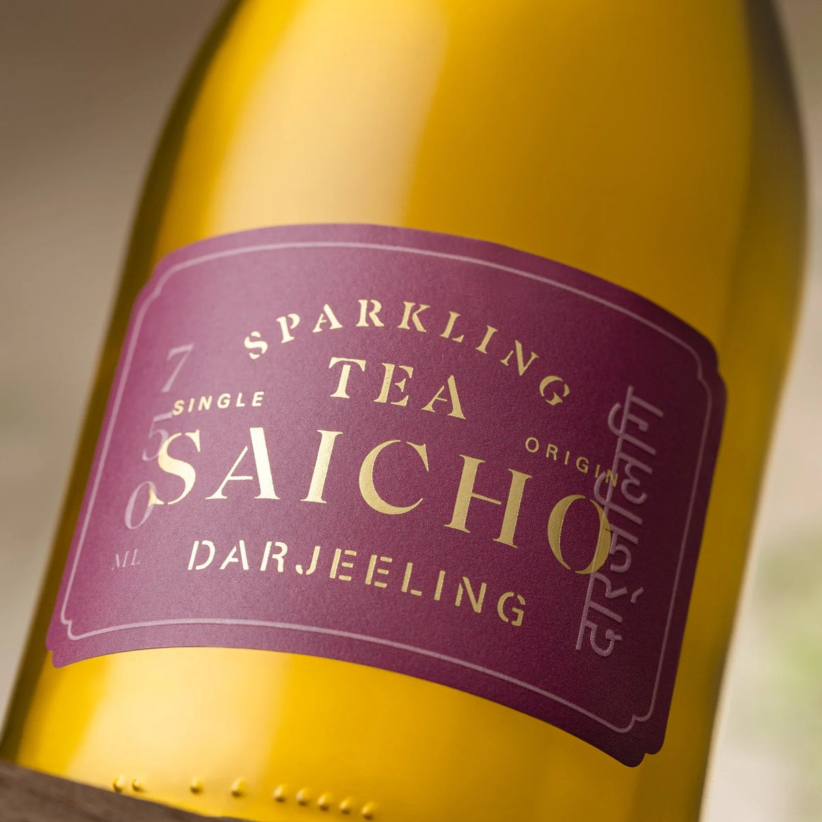 Saicho DARJEELING Sparkling Cold Brew Tea 750ML (Non-alcoholic)