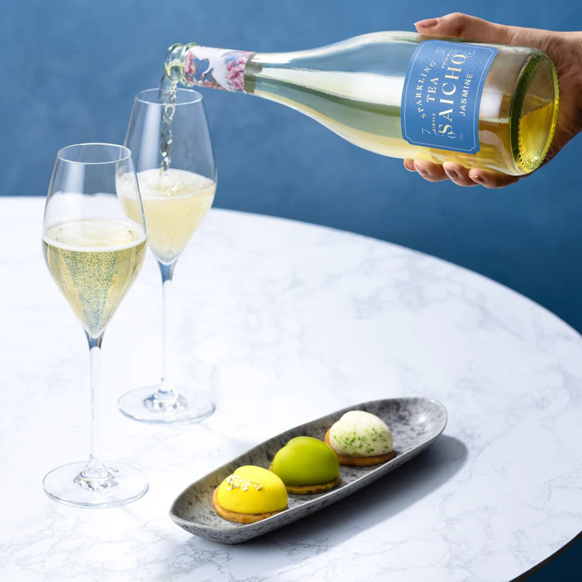 Saicho Jasmine Sparkling Cold Brew Tea 750ML (Non-alcoholic)