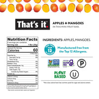 That's it Mini Fruit Bars Variety Pack - Blueberry, Mango & Strawberry (24 Bars)