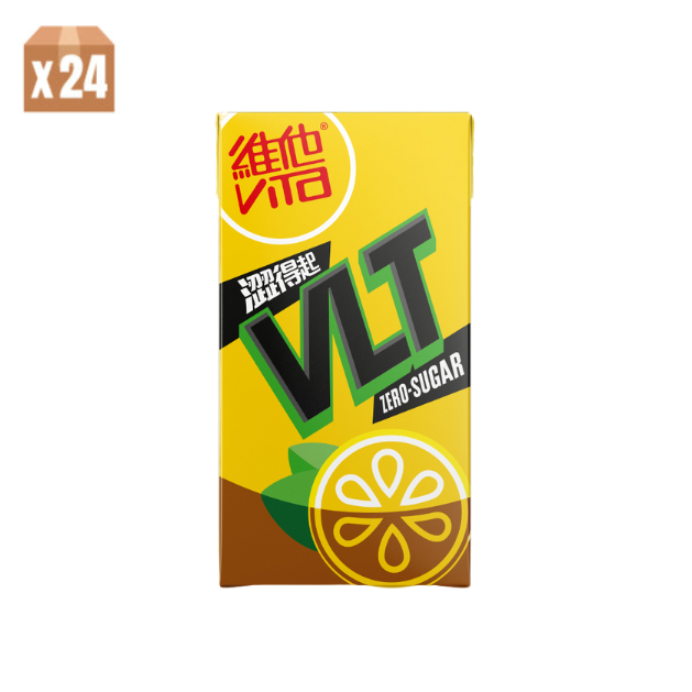 24 pack 250ml Vita Zero Sugar Lemon Tea