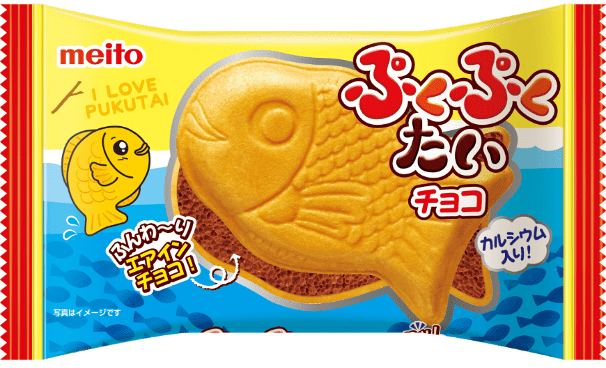 Meito Taiyaki Biscuit 17g x 10 (Chocolate / Strawberry)
