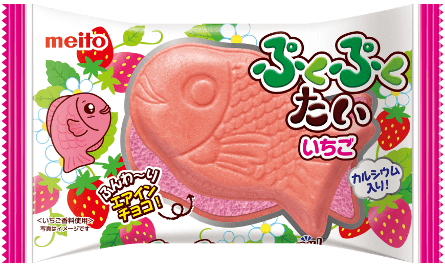 Meito Taiyaki Biscuit 17g x 10 (Chocolate / Strawberry)